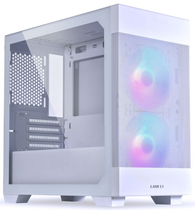 Caixa Micro-ATX Lian Li Lancool 205M Mesh Snow Vidro Temperado image number 0