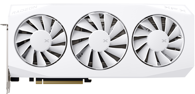 Gr&aacute;fica XFX Radeon RX 9060 XT Mercury OC Gaming White Triple Fan 16GB GDDR6 image number 1