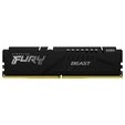 Kingston 16GB DDR5 5200MHz FURY Beast Preto CL40 image number null