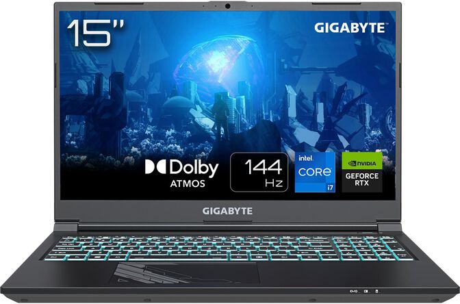 Port&aacute;til Gigabyte G5 MF5-H2PT354KD 15.6" i7-13620H 16GB DDR5 1TB RTX 4050 144Hz image number 0