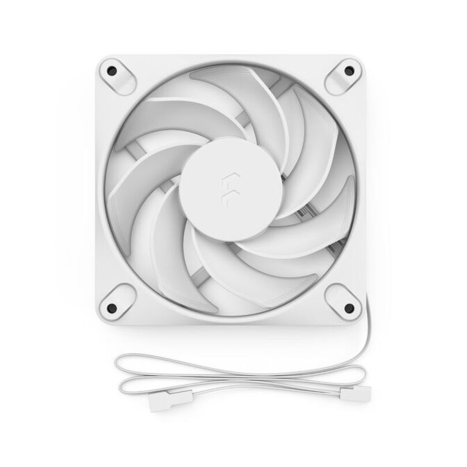 Ventoinha Fractal Design Dynamic 3 12 Reverse RGB 120mm 2200RPM 4 Pinos PWM Branca image number 4
