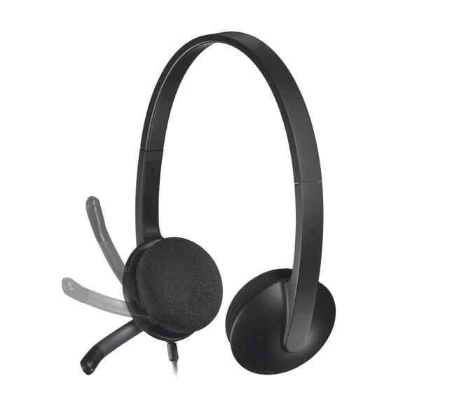 Headset Logitech H340 USB Preto image number 2