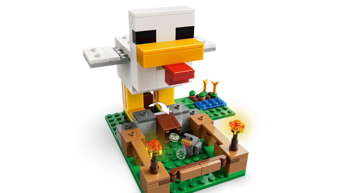 LEGO Minecraft: Quinta da Galinha, 233 Pe&ccedil;as (21585) image number 6