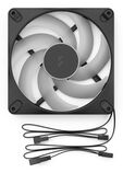 Ventoinha Fractal Design Dynamic 3 14 RGB 140mm 1800RPM 4 Pinos PWM Preta (3 Pack) image number null