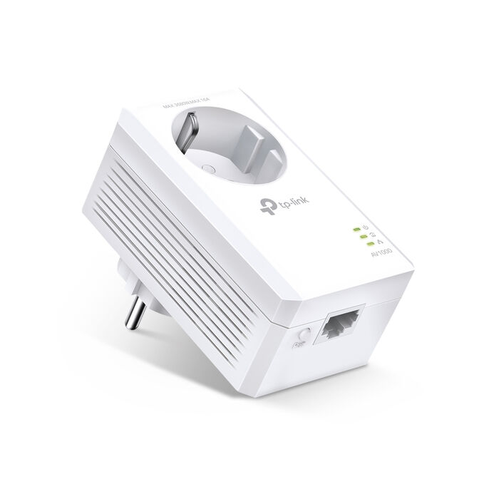 PowerLine TP-Link TL-PA7017P AV1000 Homeplug AV2 Gigabit Passthrough image number 0