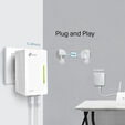 Powerline TP-Link TL-WPA4220 TKIT AV600 Homeplug AV Ethernet Wi-Fi 300Mbps image number null