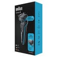 M&aacute;quina de Barbear Braun Series 5 50-M1000s Preto/Azul image number null