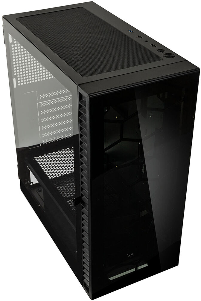 Caixa ATX Kolink Observatory HF Glass Core Preto image number 1