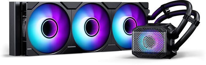 Water Cooler CPU AIO Phanteks Glacier One 360M25 Gen2 DRGB Preto image number 0