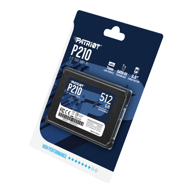 SSD Patriot P210 512GB SATA III (520/430MB/s) image number 5