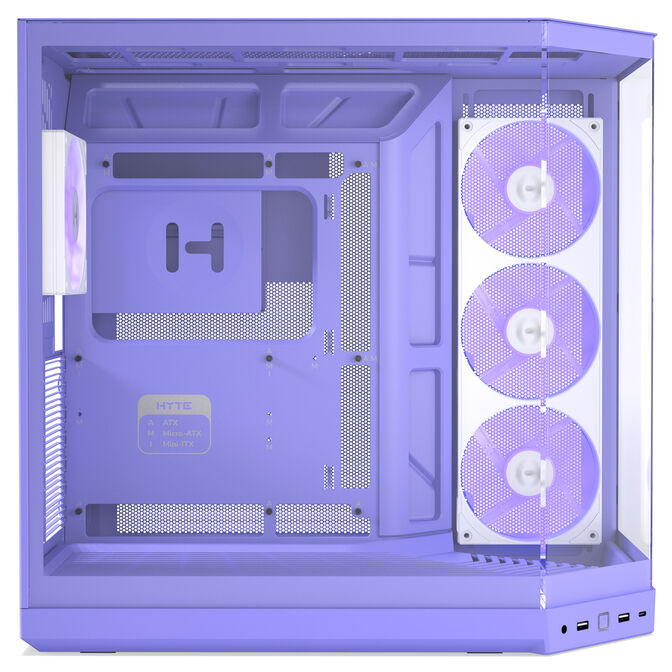 Caixa E-ATX Hyte Y50 Vidro Temperado Taro Milkk image number 4