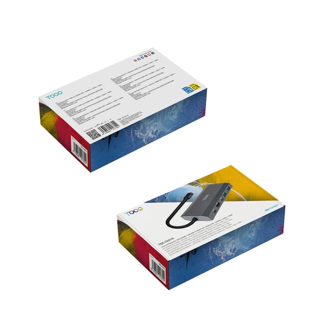 Caixa SSD com HUB Tooq TQE-2241G M.2 NGFF/NVMe USB3.2 Gen 2 image number 7
