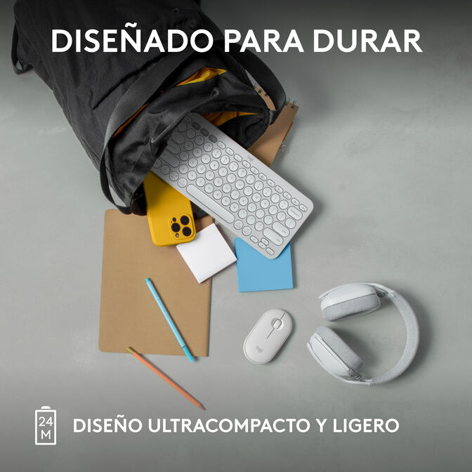 Rato Logitech Pebble 2 M350s Bluetooth Branco image number 16