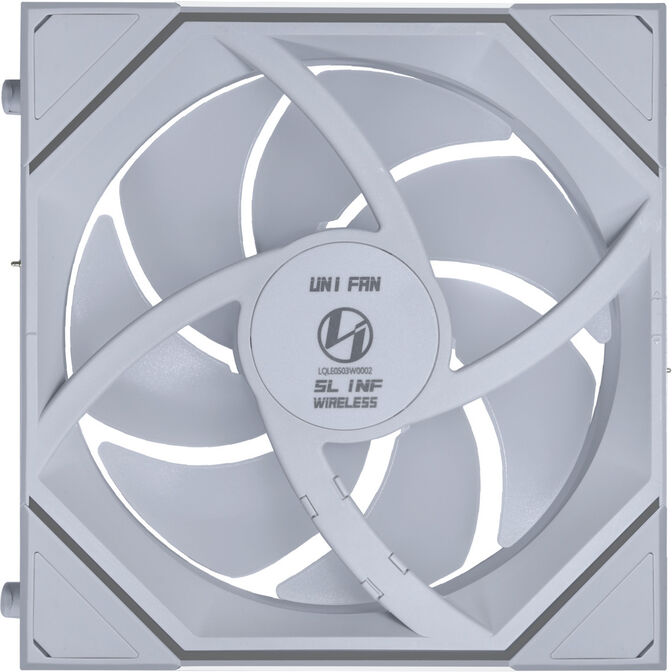 Ventoinha Lian Li UNI FAN SL120 Infinity Wireless RGB Reverse Blade PWM Branco 120mm image number 5