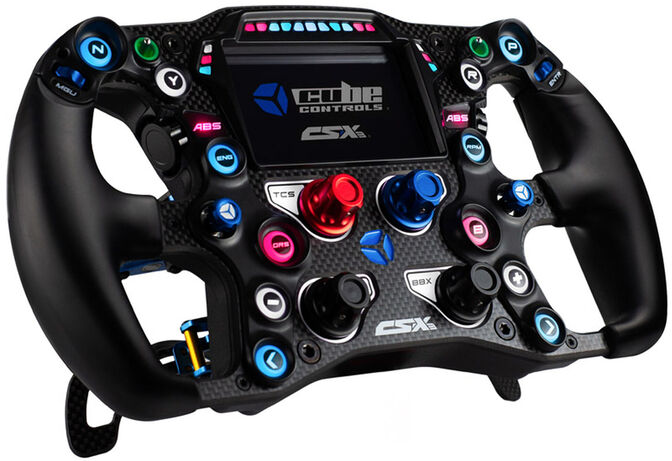 Volante Cube Controls CSX-3 - 4 Paddles - Azul image number 0