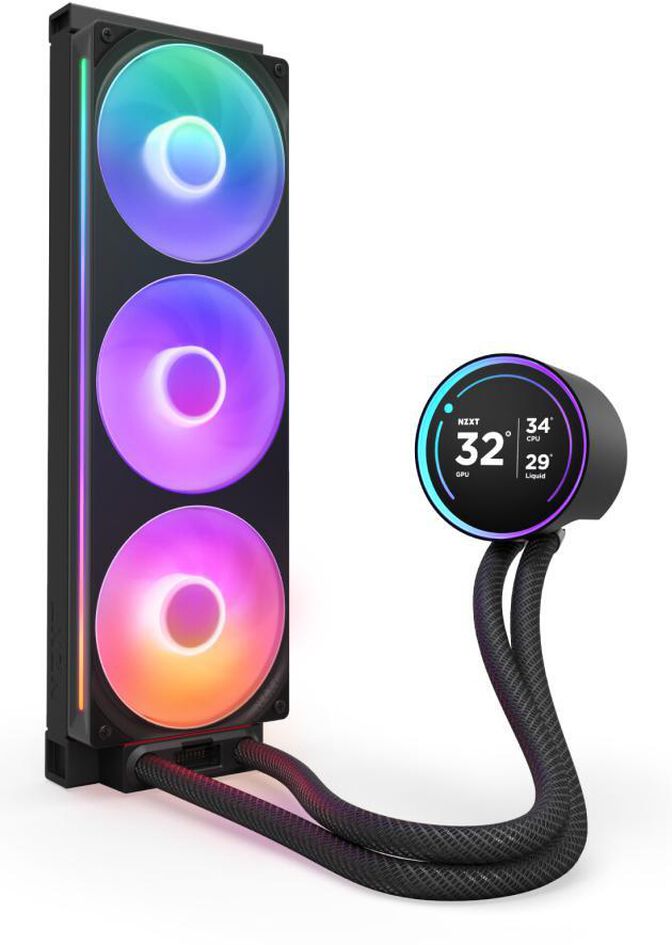 Water Cooler CPU NZXT Kraken Elite 360 (2025) RGB Preto image number 1