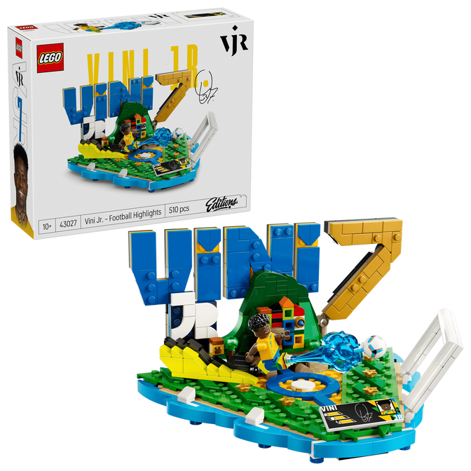 LEGO Editions: Vini Jr. &ndash; Destaques do Futebol, 510 Pe&ccedil;as (43027) image number 0