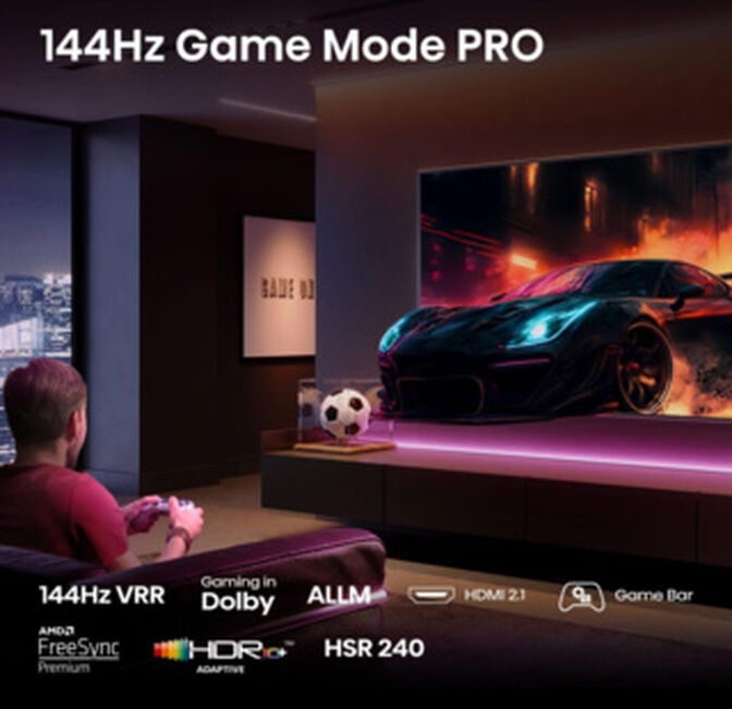 Televis&atilde;o Hisense 43E7Q PRO 43" QLED UltraHD 4K VIDAA image number 12