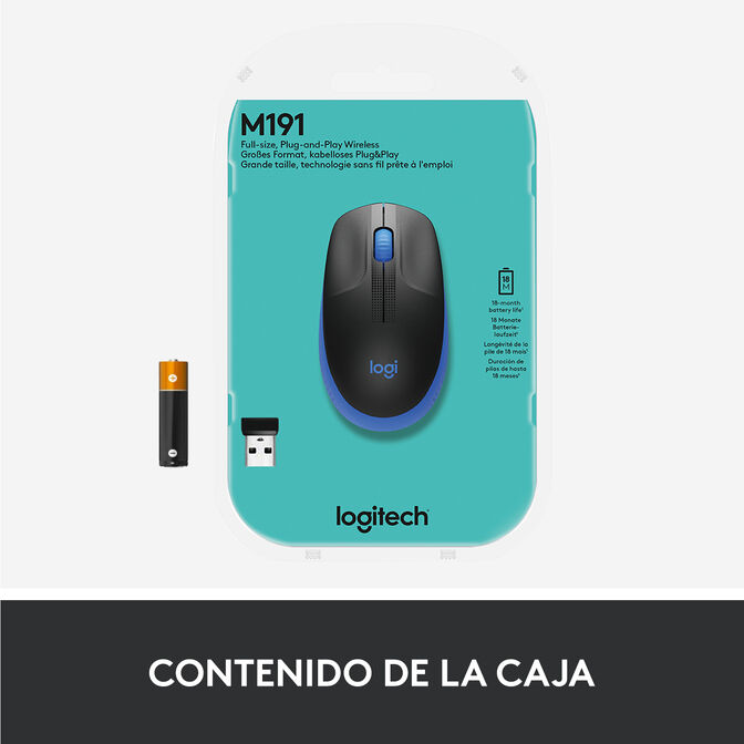 Rato Logitech M190 1000DPI Wireless Azul image number 16