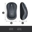 Rato Logitech M185 Wireless Cinzento image number null