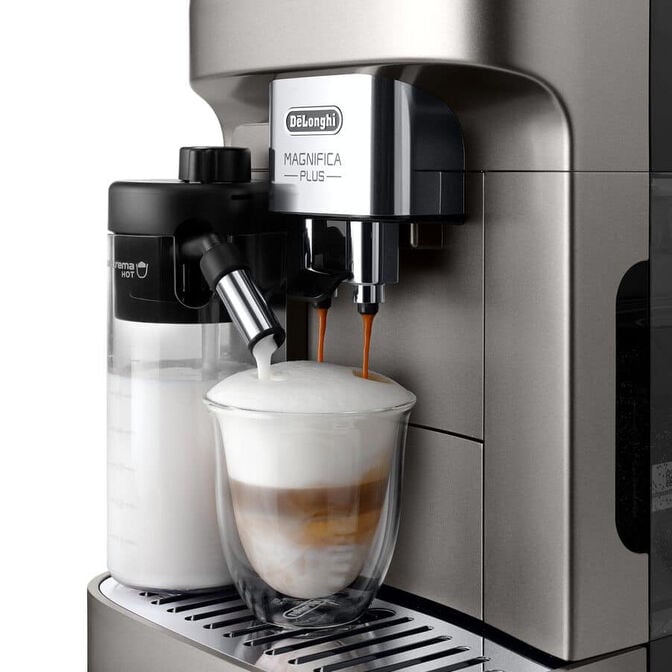 M&aacute;quina de Caf&eacute; Autom&aacute;tica DeLonghi Magnifica Plus ECAM320.70.TB 1450W 15 Bar Titanium Black image number 1