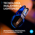 Headset Logitech G535 Lightspeed Wireless Gaming Preto/Azul image number null