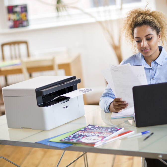 Impressora Multifun&ccedil;&otilde;es Laser Brother DCP-1610W WiFi image number 3