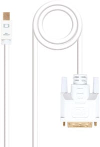 Cabo Conversor Nanocable Mini DisplayPort/M > DVI/M 3 M Branco