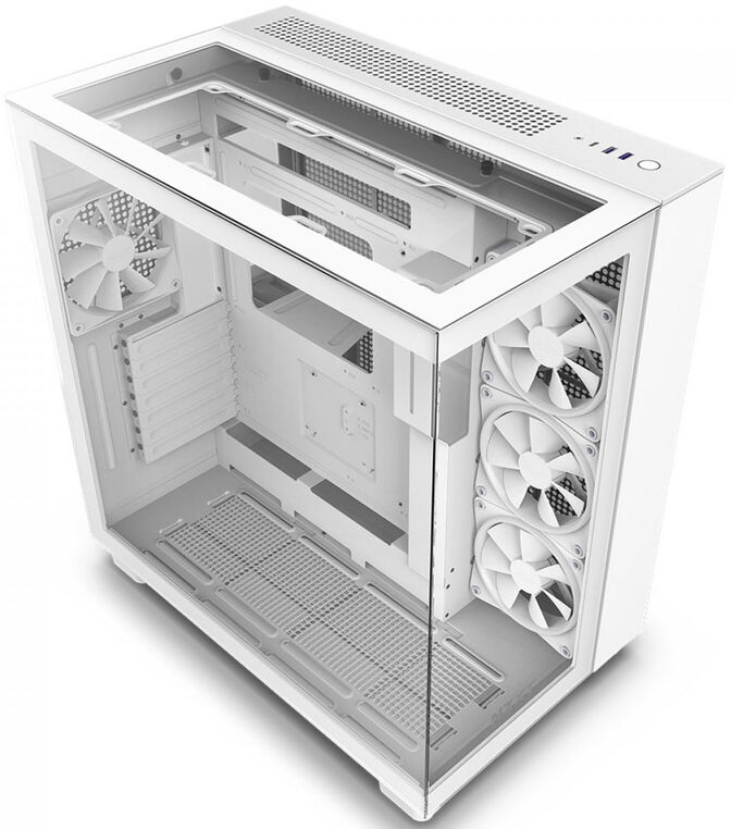 Caixa ATX NZXT H9 Elite Branca Vidro Temperado image number 6