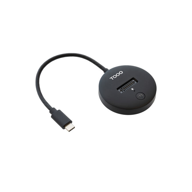 Dock Tooq para 1x SSD M.2 NVMe PICe USB-C 3.2 GEN 2 Preto image number 0