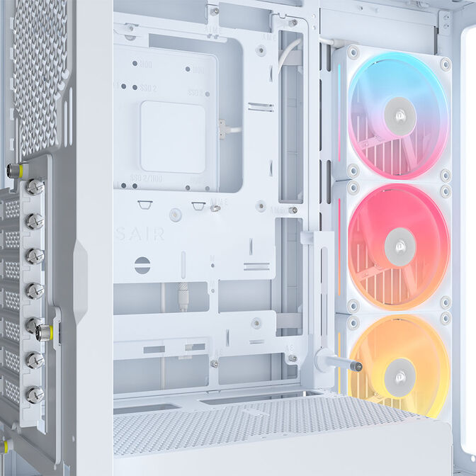 Caixa E-ATX Corsair 4500X LX-R RGB Branca Vidro Temperado image number 15