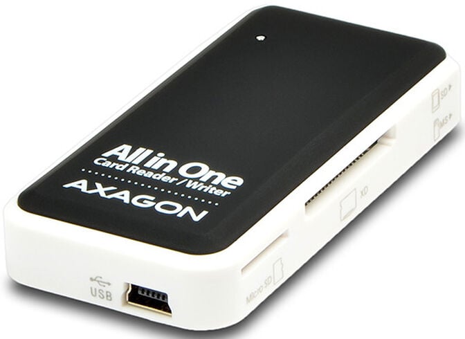 Leitor de cart&otilde;es AXAGON CRE-X1 External Mini Card Reader 5-slot ALL-IN-ONE image number 0