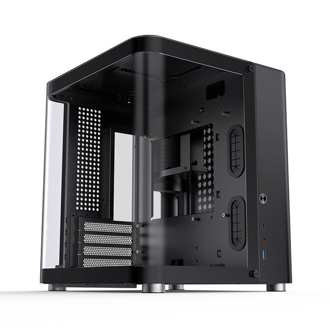 Caixa Micro-ATX Jonsbo TK-1 2.0 Vidro Temperado Preto image number 0