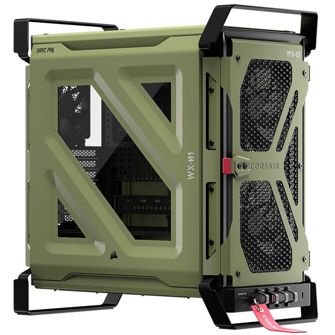 Caixa E-ATX Corsair WARTHOG RS Perfomance Verde Militar Vidro Temperado image number 1