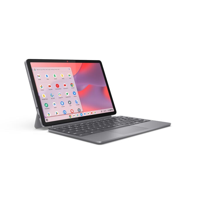 Port&aacute;til Lenovo Chromebook Duet 11M889-720 10.95" MediaTek 838 8GB 128GB Arm Mali-G57 WUXGA Touch ChromeOS + Stand + Teclado Folio (sem carregador) image number 2