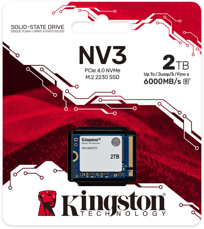 SSD Kingston NV3 2TB Gen4 M.2 NVMe 2230 (6000/5000MB/s) image number 2