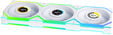 Ventoinha Lian Li UNI FAN SL120 LCD Wireless RGB Reverse Blade PWM Branco 120mm (Pack 3) image number null