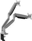 Suporte de Monitor Ewent EW1528 Heavy-Duty 2 Monitores 17" - 49" Articulado Cinza image number null
