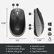 Rato Logitech M190 Full Size Wireless Cinzento image number null
