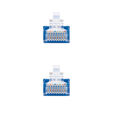 Cabo de Rede Nanocable RJ45 CAT.6 UTP AWG24 1 M Azul image number null