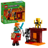 LEGO Minecraft: A Batalha da Lava do Nether, 99 Pe&ccedil;as (21266)