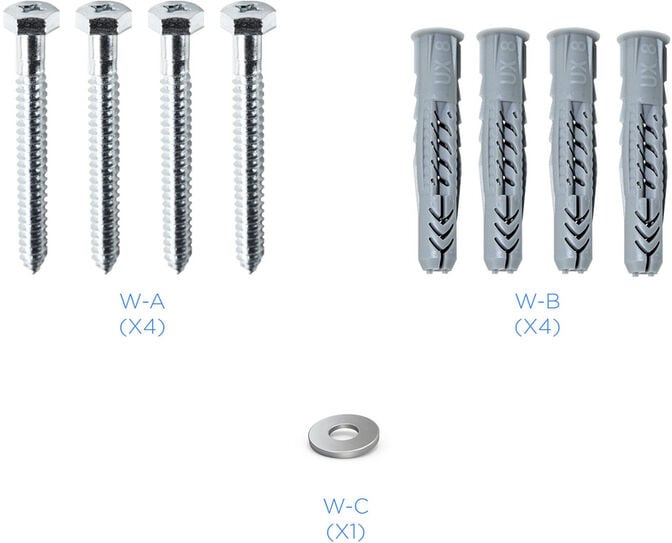 Suporte de Parede Tooq 23" a 55" Max. 30kg Preto image number 5