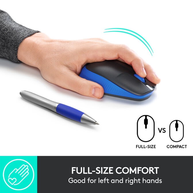Rato Logitech M190 1000DPI Wireless Azul image number 7