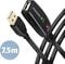 Cabo Extens&atilde;o AXAGON ADR-207 Activo USB, USB 2.0, USB-A para USB-A - 7.5m