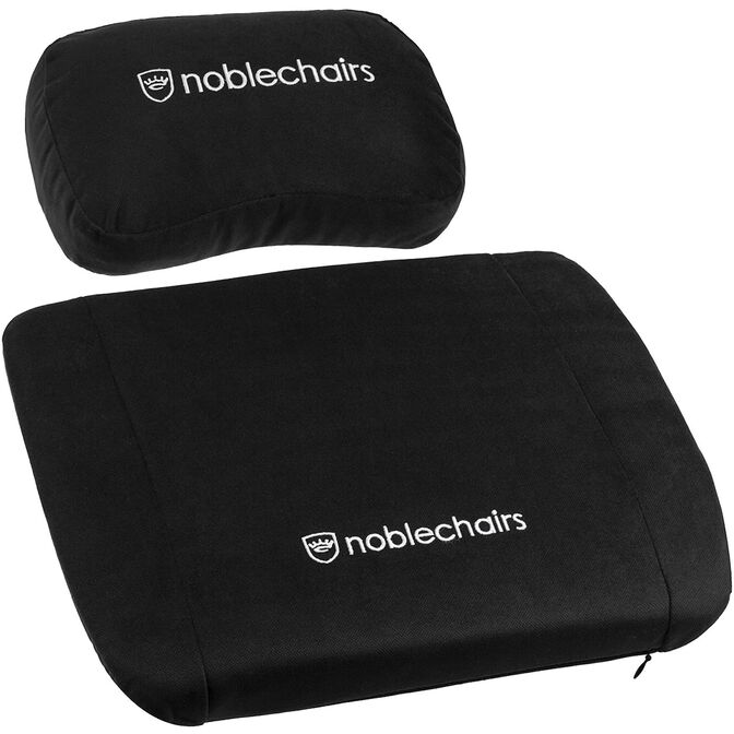 Set de Almofadas noblechairs Memory Foam Pretas image number 1