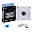 Ventoinha Lian Li UNI FAN SL140 Infinity Wireless RGB Reverse Blade PWM Branco 140mm image number null