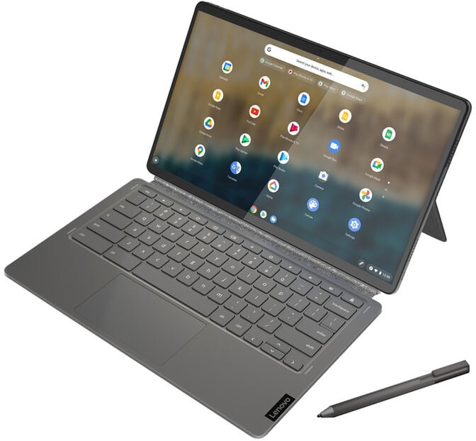 Port&aacute;til Lenovo IdeaPad Duet Chromebook 13.3" SC7180 8GB 256GB OLED Touch + Active Pen image number 4