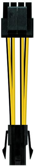 Cabo de Alimenta&ccedil;&atilde;o Nanocable 4PIN/F 4/4PIN/M 15CM image number null