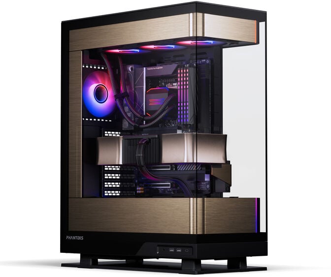 Caixa ATX Phanteks Evolv Series X2 Vidro Temperado DRGB Preto/Dourado image number 11