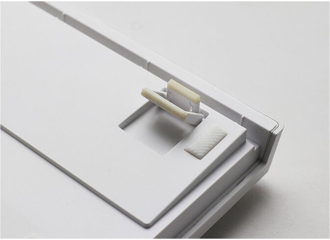 Teclado Mec&aacute;nico Ducky Zero 6108 100% Pure White RGB Wireless MX2A-Blue (ES) image number 1